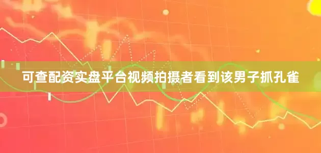 可查配资实盘平台视频拍摄者看到该男子抓孔雀
